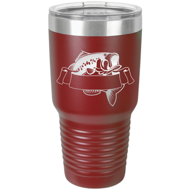 Personalized Fishing 30oz Ringneck Tumbler